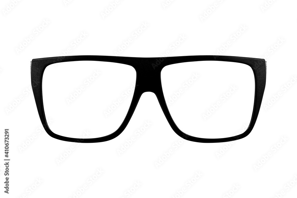 Eyeglasses frame isolated on white background with clipping path