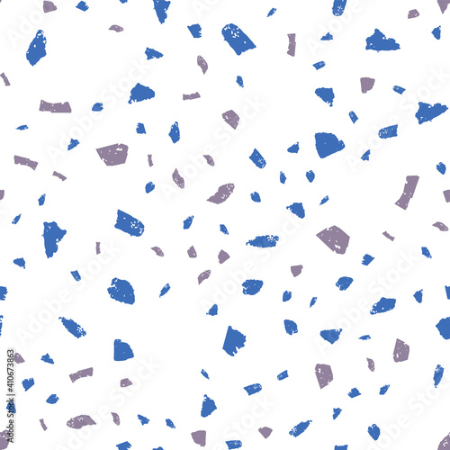 Terrazzo seamless pattern. Colorful classic floori