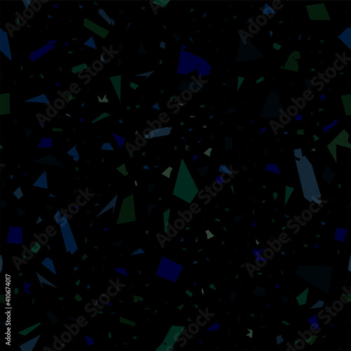 Terrazzo seamless pattern. Dark classic flooring t