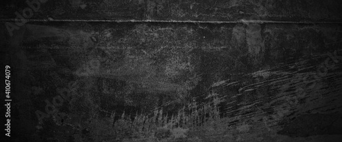 Dark wall stucco texture, dark cement background, dark black walls