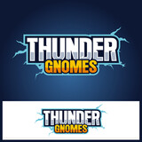 Thunder Gnomes 3D Text Cartoon 