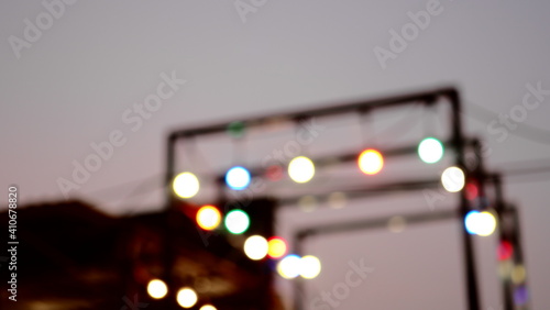stage Bokeh  blur  become indistinct