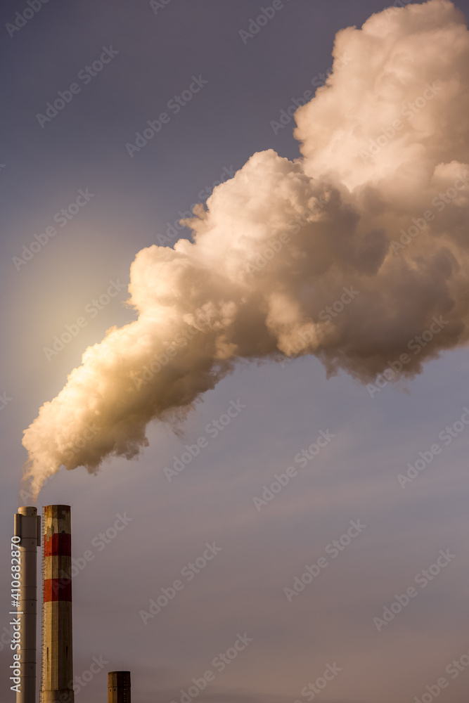 usine pollution environnement carbone fumee
