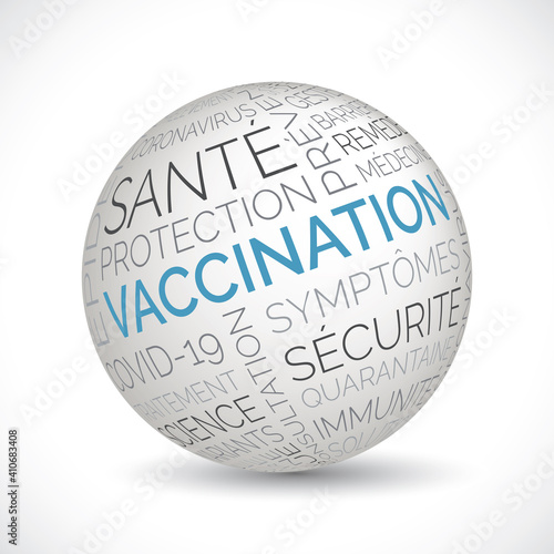 French vaccination theme sphere