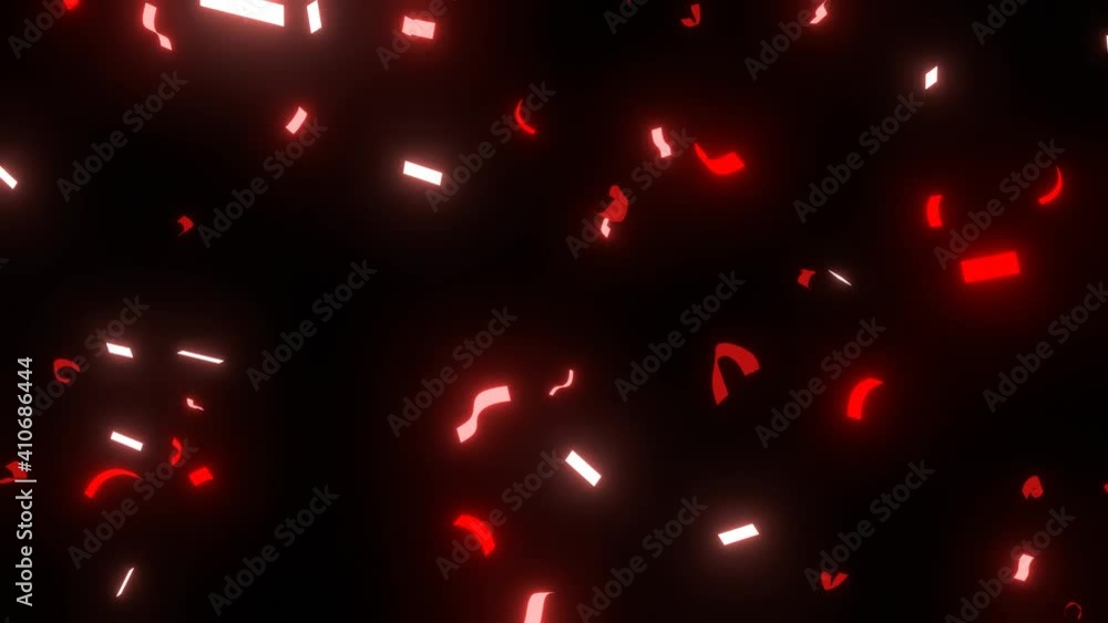 Red confetti on black background.
Loop able abstract animation for background. Red confetti on black background.
Loop able abstract animation for background.