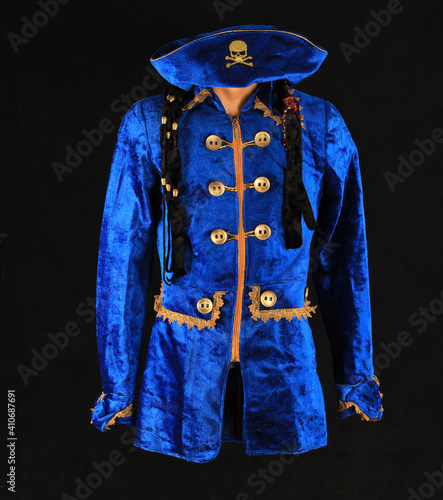 Fotografia blue pirate camisole on a mannequin