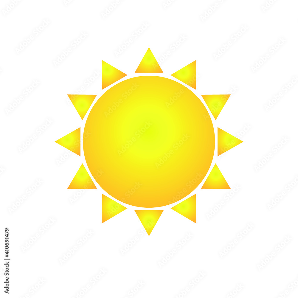sun icon vector illustration sun icon vector illustration