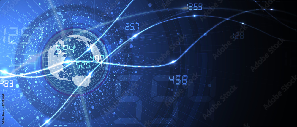 Quantum processing. Deep learning artificial intelligence. Future new technology for business or science presentation Quantum processing. Deep learning artificial intelligence. Future new technology for business or science presentation