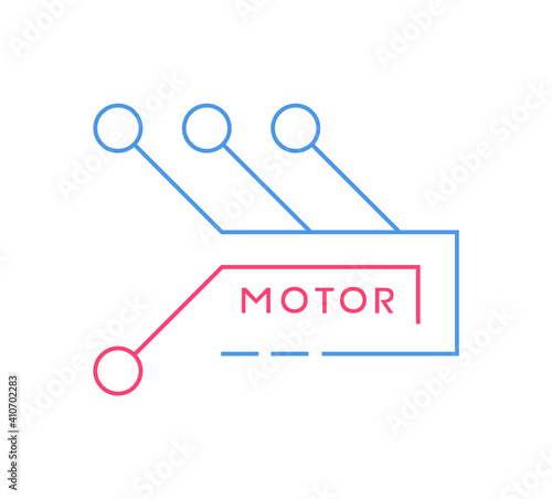 motor line symbol