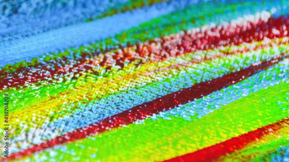 Many different multi-colored lines are chaotically drawn with brush on white canvas background. Art backdrop close-up. Abstract colored line brush painted randomly on background. Bright colorful Many different multi-colored lines are chaotically drawn with brush on white canvas background. Art backdrop close-up. Abstract colored line brush painted randomly on background. Bright colorful