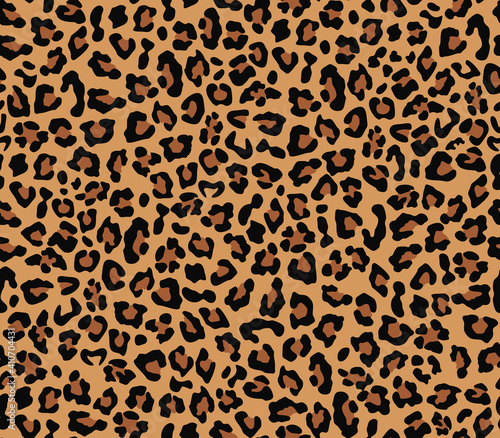  Leopard vector pattern seamless trendy print for clothes, paper, fabric.