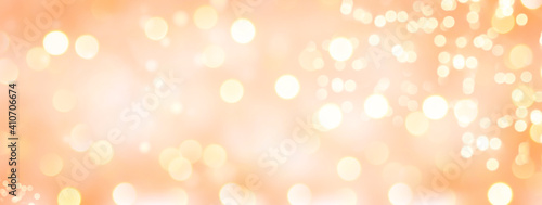 abstract bokeh background - Christmas banner