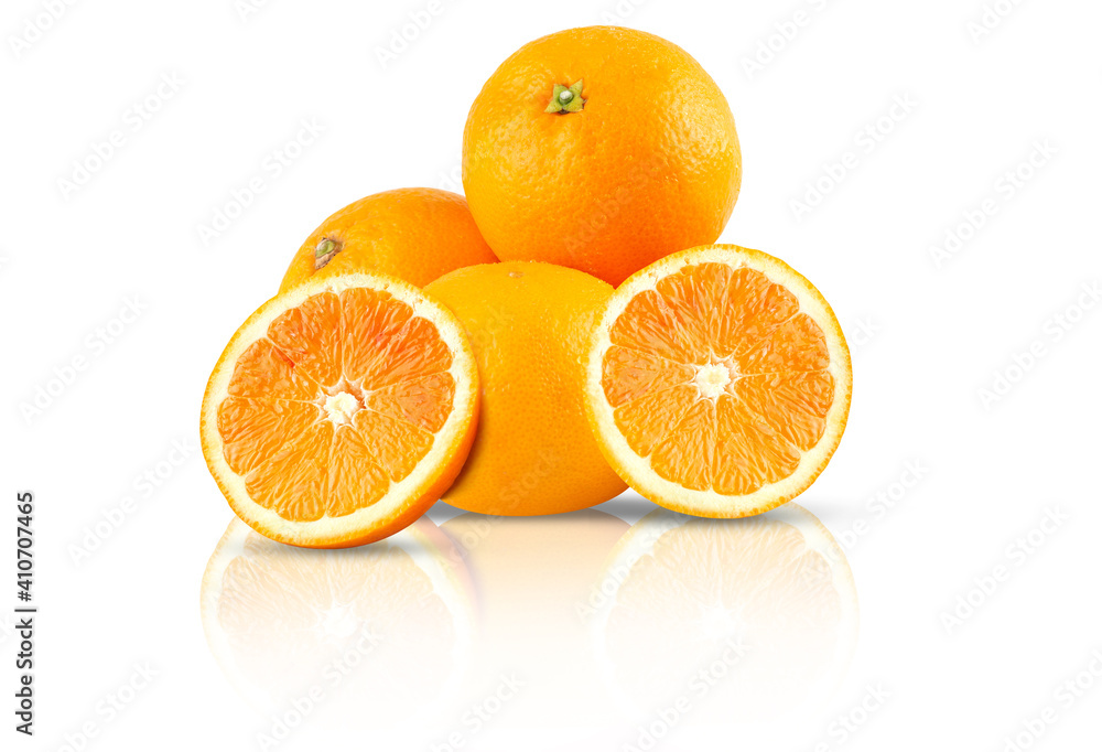 Fruit orange slice isolated on white background clipping path Fruit orange slice isolated on white background clipping path