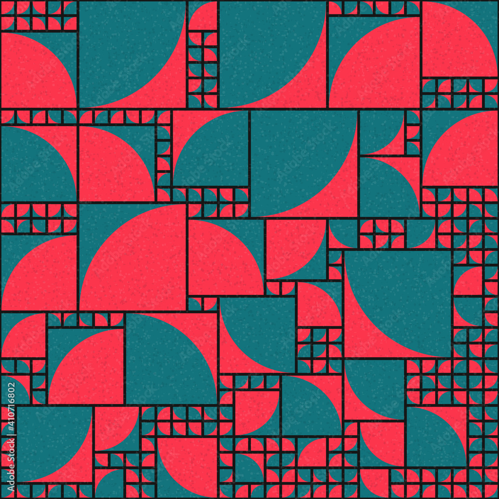 Obraz premium Abstract Geometric Pattern generative computational art illustration