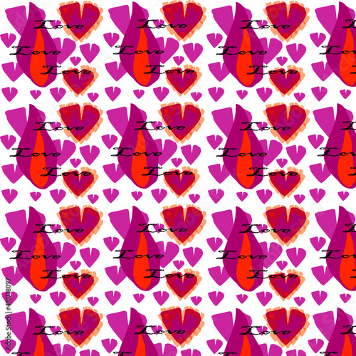 love, hearts, valentine's day, love flame, print on a poster, postcard, fabric, stickers, print on children's clothes, on t-shirts, on dishes, on aprons to the kitchen