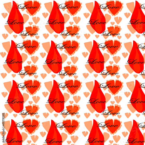 love, hearts, valentine's day, love flame, print on a poster, postcard, fabric, stickers, print on children's clothes, on t-shirts, on dishes, on aprons to the kitchen