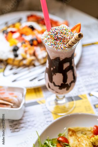 Milkshake dinner