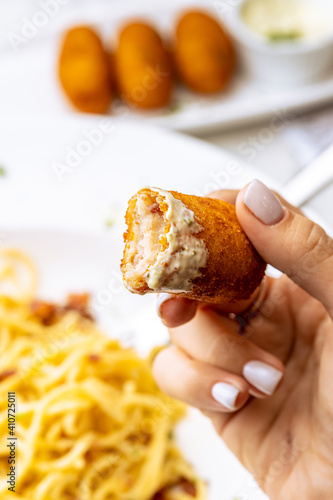 Cuban Ham Croquettes 