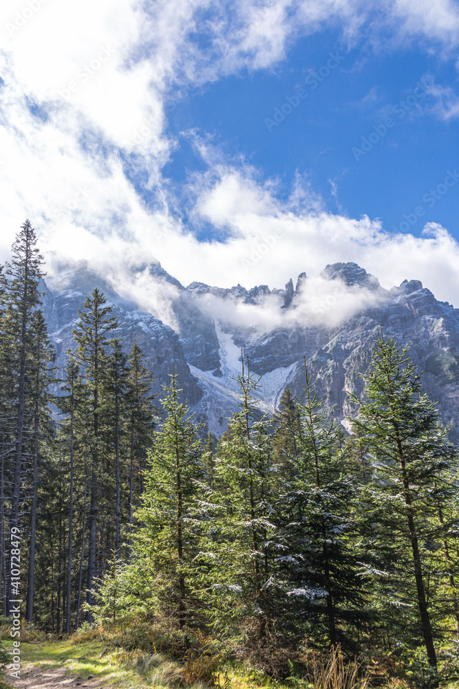 Hike on the Serles in the Stubai Valley in Austria Hike on the Serles in the Stubai Valley in Austria