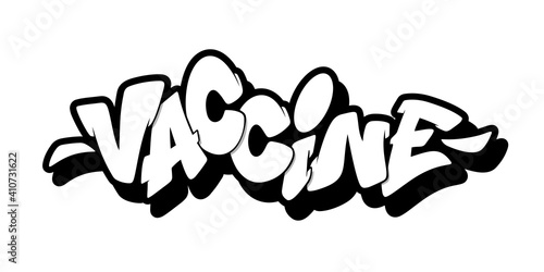 Graffiti font in graffiti style. Vector illustration.