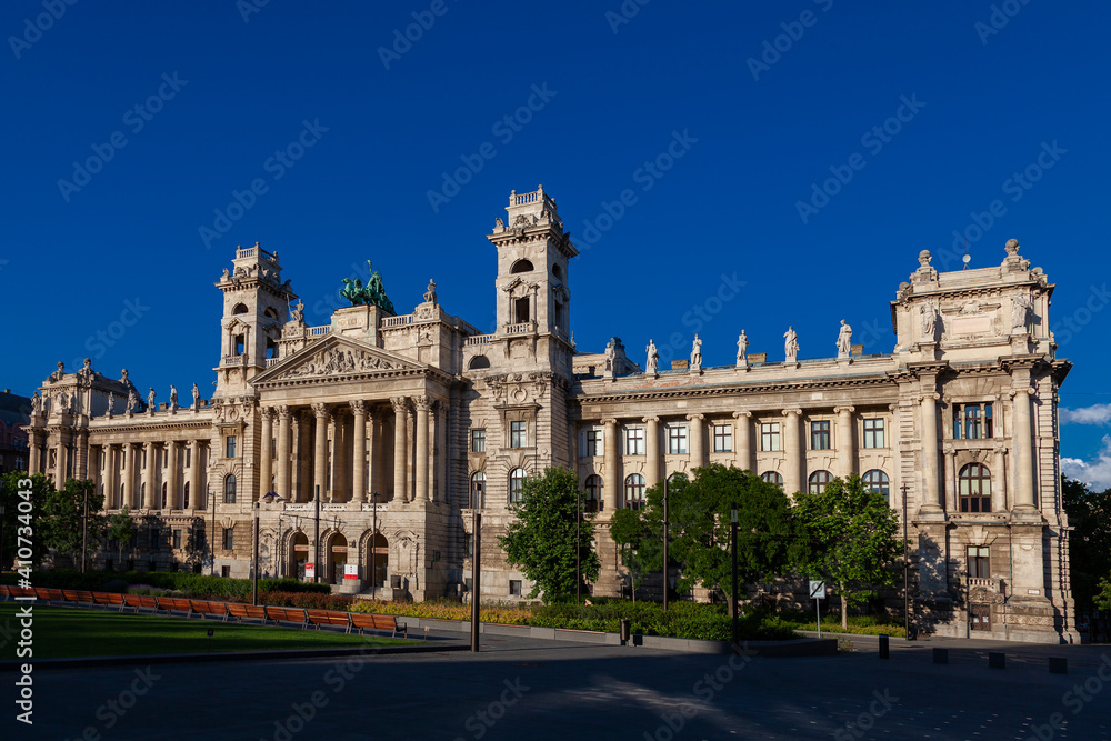 Ethnographic Museum building in Budapest (Hungary)