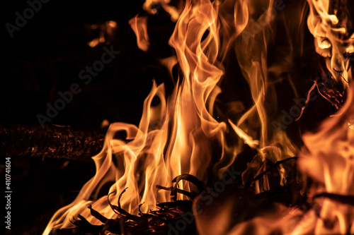 bonfire at beach