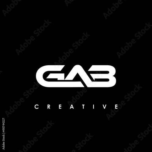 GAB Letter Initial Logo Design Template Vector Illustration