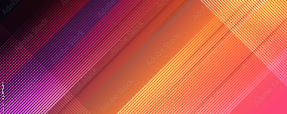 Abstract modern background gradient color. Yellow and pink gradient with halftone decoration. - obrazy, fototapety, plakaty 