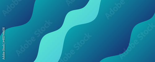 Abstract background with dynamic effect. Modern pattern. Vector illustration for design. Blue green wave background banner