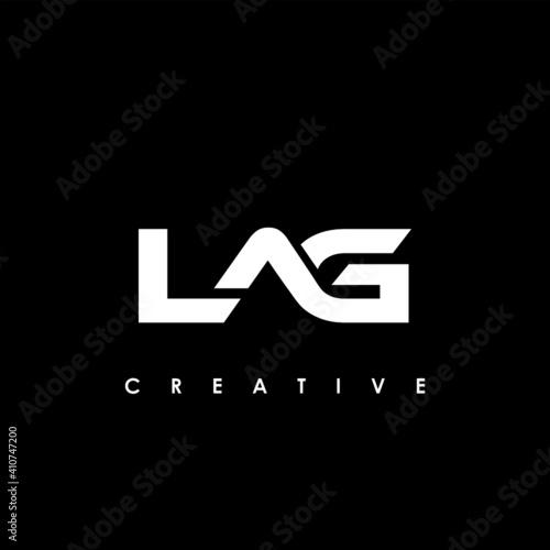 LAG Letter Initial Logo Design Template Vector Illustration