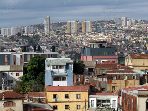 Fototapeta Naklejka Na Ścianę i Meble -  ciudad puerto Valparaiso