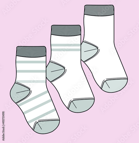 socks design template vector illustration