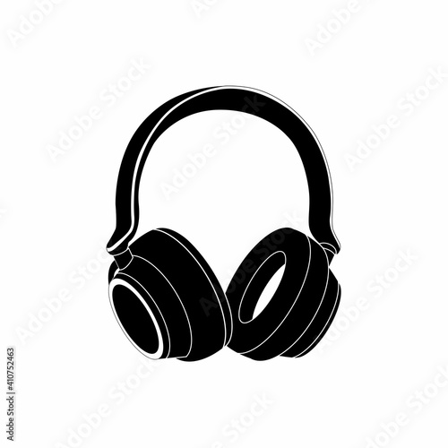 Headphones vector graphics