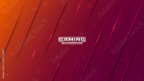 Abstract gaming background design with modern luxury ray style