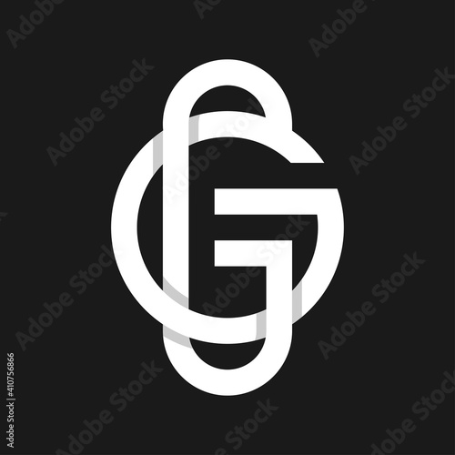Letter GG logo template
