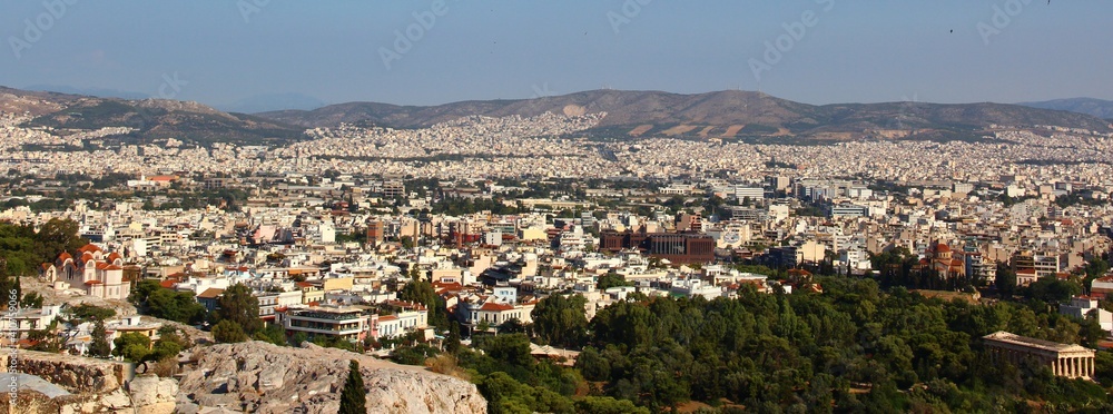 view of a Greece city