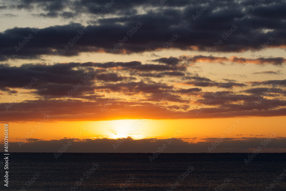 Sun rising over the Pacific ocean in springtime. Close to Tokyo in a place called Chiba. It's very beautiful Sun rising over the Pacific ocean in springtime. Close to Tokyo in a place called Chiba. It's very beautiful