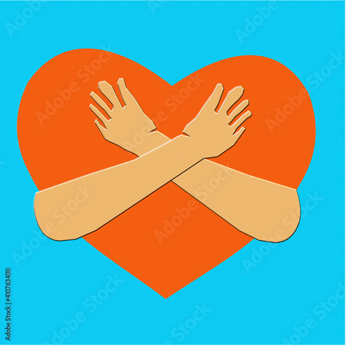 hug a cherished heart,