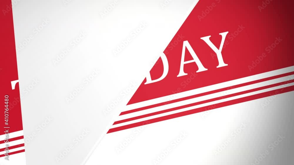 Days Page Turn to Happy Birthday Animation Days Page Turn to Happy Birthday Animation