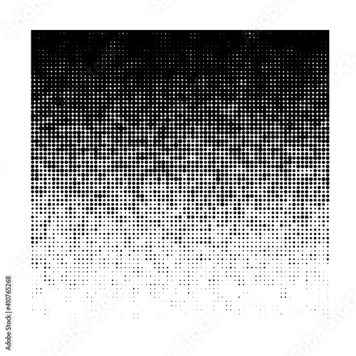 Vector collection of halftone ink geometric monochrome squares