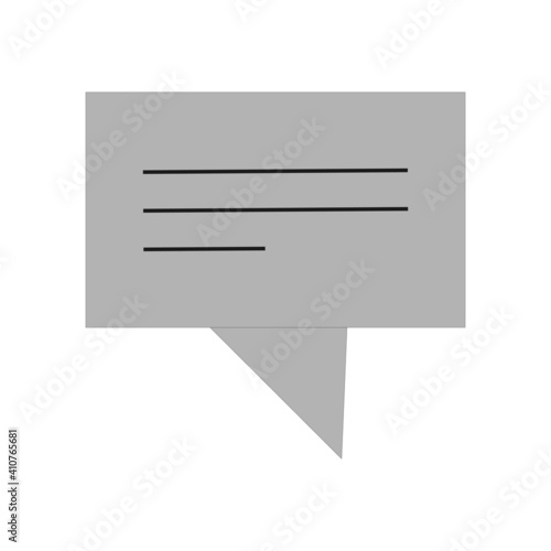 message icon suitable for business and social media as an inbox symbol