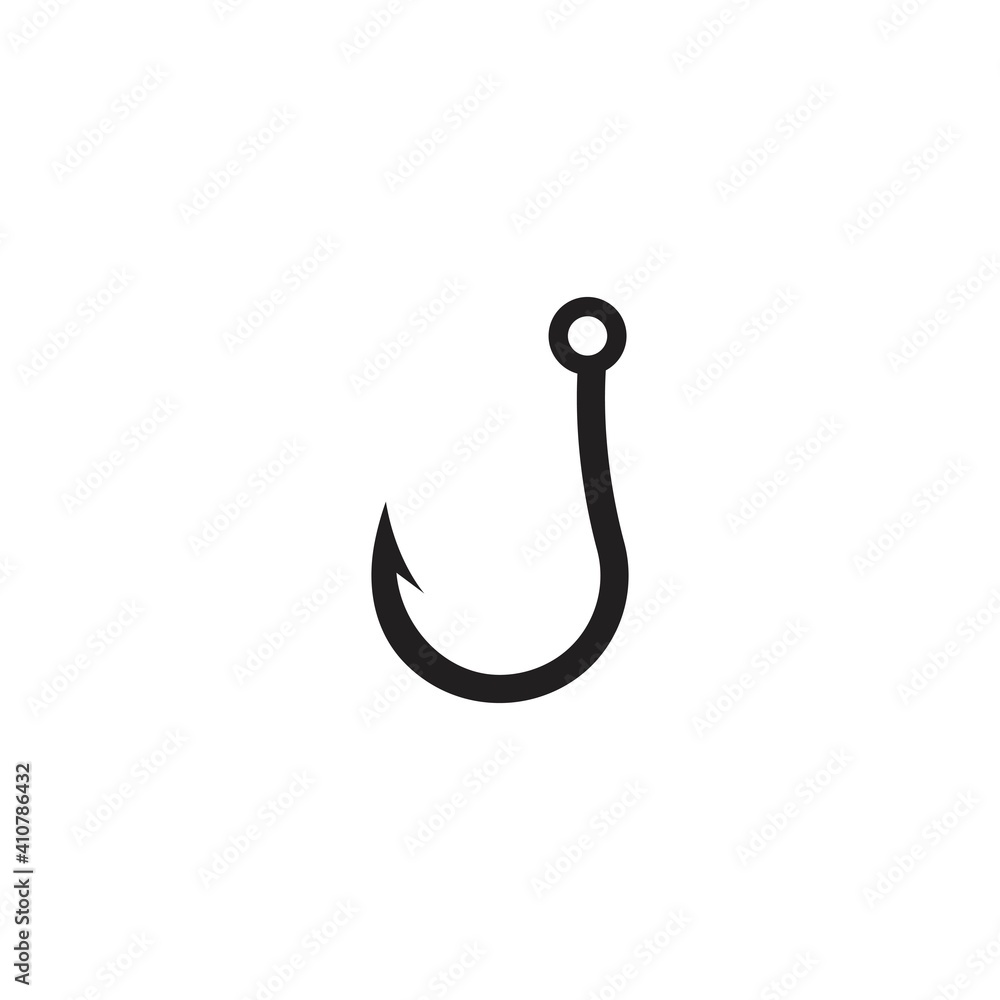  fishing hook logo