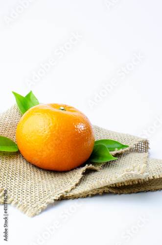 Wallpaper Mural Orange on white background isolated, Asian tropical fruits whole good for healthy drinks and juice. Very natural sweet flavor. Tangerine, mandarine, Thai honey sweet green. Close up shot food concept Torontodigital.ca