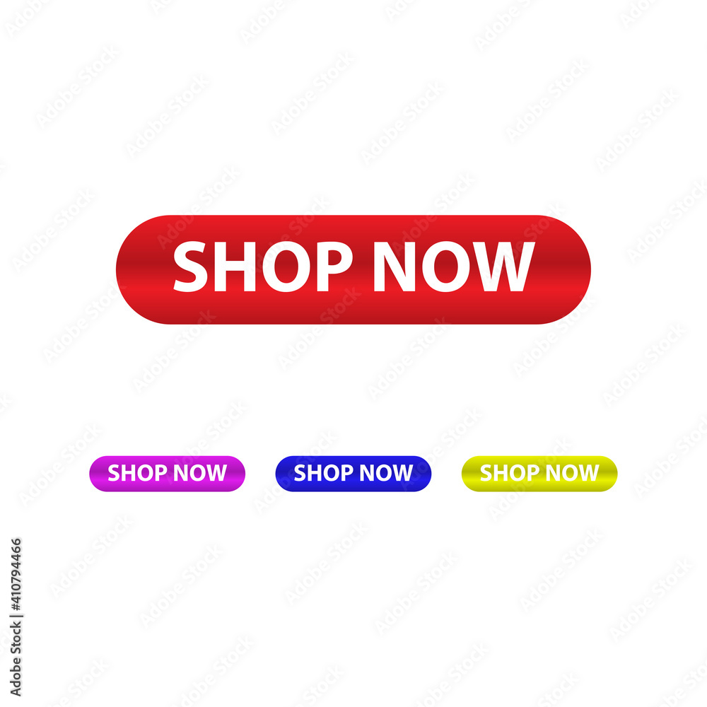 Shop Now Label Vector Template Design Illustration Shop Now Label Vector Template Design Illustration