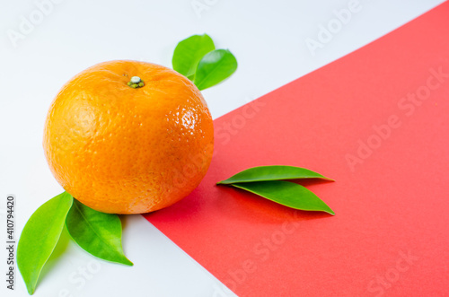 Wallpaper Mural Orange on white background isolated, Asian tropical fruits whole good for healthy drinks and juice. Very natural sweet flavor. Tangerine, mandarine, Thai honey sweet green. Close up shot food concept Torontodigital.ca