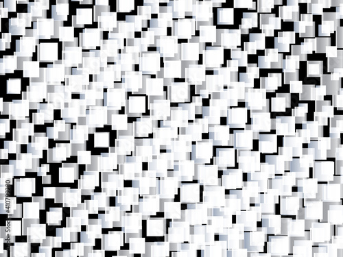 Abstract Background. White and black mosaic. Vector illustration