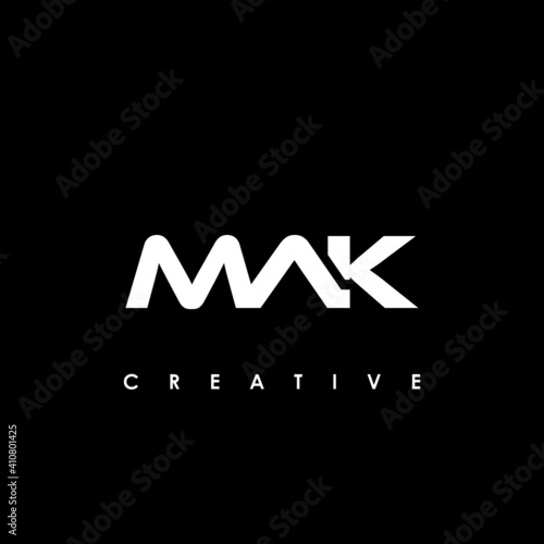MAK Letter Initial Logo Design Template Vector Illustration