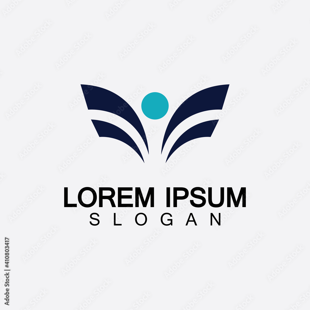 Abstract people logo design.fun people,healthy people,sport,community people symbol vector illustration Abstract people logo design.fun people,healthy people,sport,community people symbol vector illustration