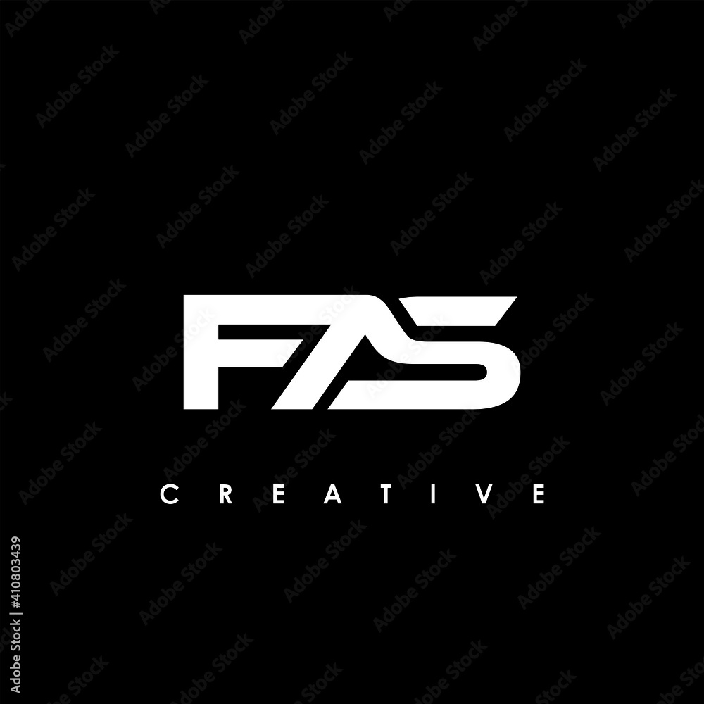 FAS Letter Initial Logo Design Template Vector Illustration FAS Letter Initial Logo Design Template Vector Illustration
