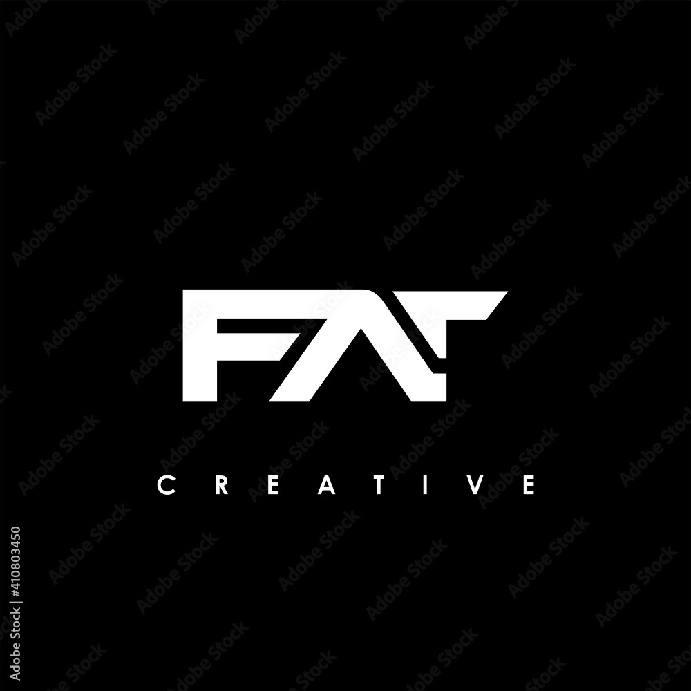 FAT Letter Initial Logo Design Template Vector Illustration FAT Letter Initial Logo Design Template Vector Illustration